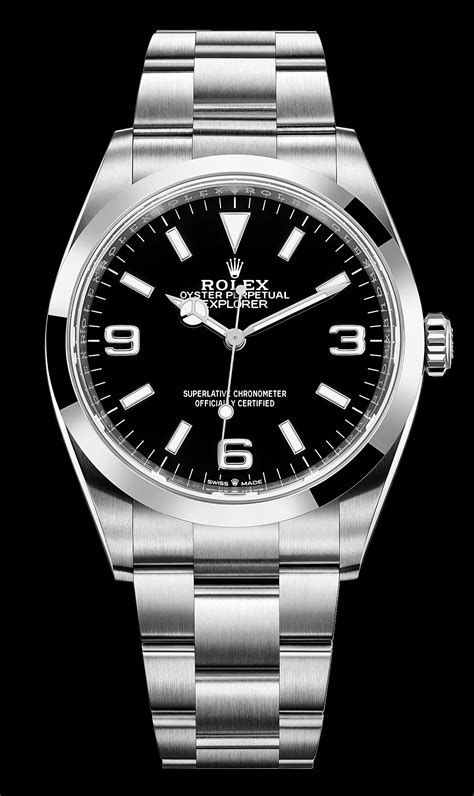 rolex explorer i 36mm in acciaio ref. 124270|rolex explorer 36 oyster.